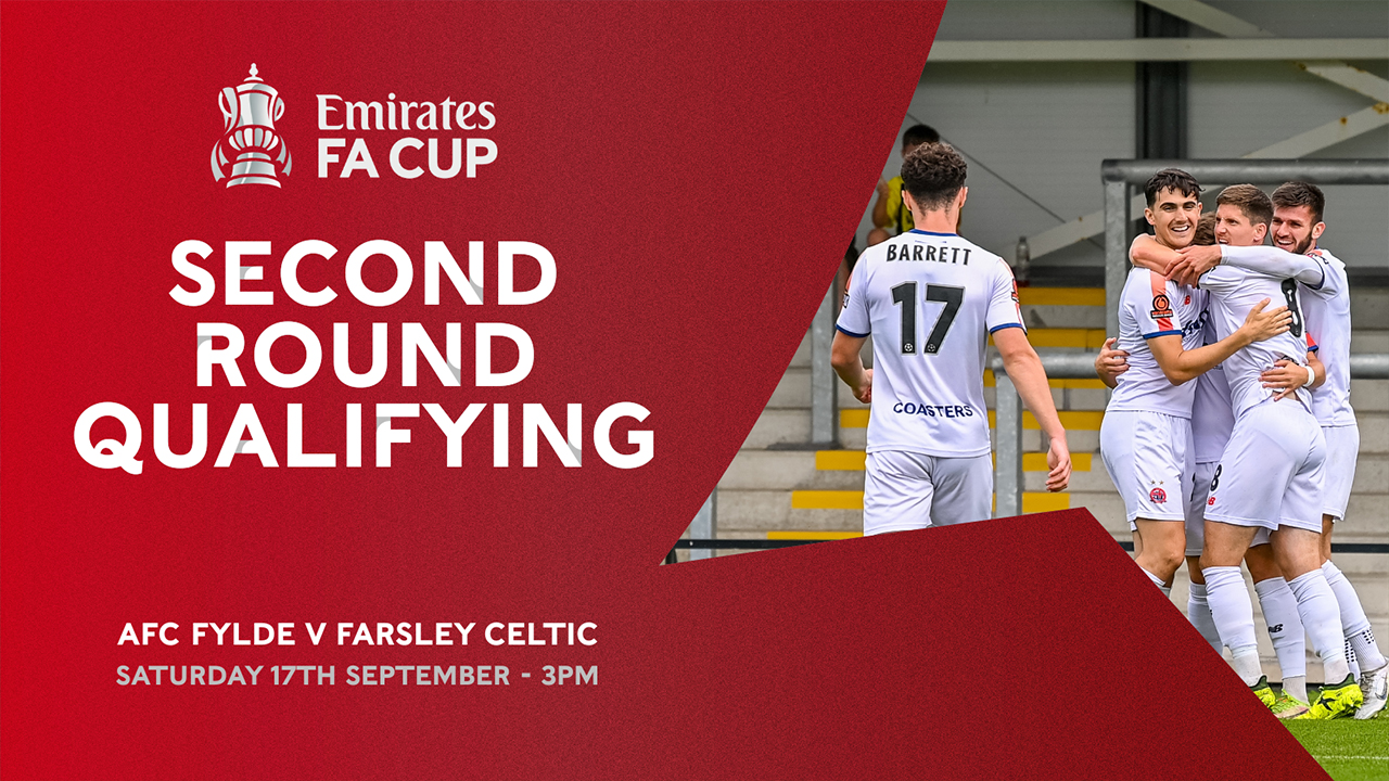 FA Cup Ticket Details Farsley Celtic (H) AFC Fylde