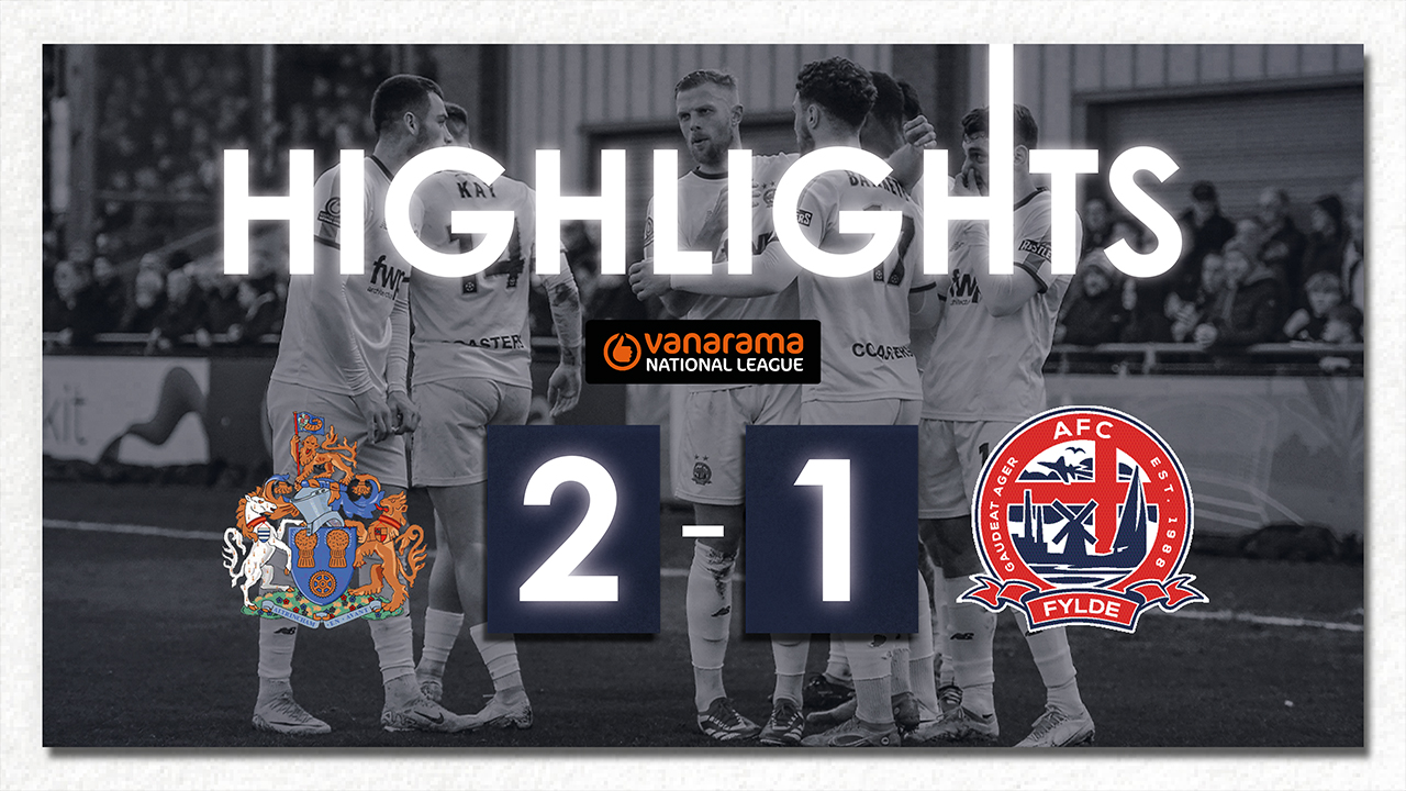 MATCH HIGHLIGHTS: Altrincham (A) 